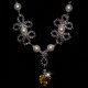 Duchess Elizabeth heart handmade Swarovski necklace - thumbnail 2 click to replace large image