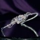 Lady Helena handmade Swarovski crystal flower bridal headband - thumbnail 1 click to replace large image