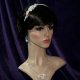 Lady Helena handmade Swarovski crystal flower bridal headband - thumbnail 11 click to replace large image