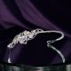 Lady Helena handmade Swarovski crystal flower bridal headband - thumbnail 2 click to replace large image