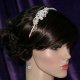 Lady Helena handmade Swarovski crystal flower bridal headband - thumbnail 6 click to replace large image