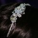 Lady Helena handmade Swarovski crystal flower bridal headband - thumbnail 8 click to replace large image