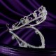 Lady Isabella blossom handmade bridal tiara - thumbnail 3 click to replace large image