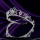 Lady Isabella blossom handmade bridal tiara - thumbnail 4 click to replace large image