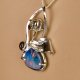 Lady Kalani 925 silver Opal doublet necklace - thumbnail 9 click to replace large image