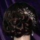 Lady Lyra Swarovski flower hair pin - thumbnail 4 click to replace large image