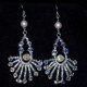 Lady Myra phoenix handmade Swarovski earrings