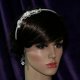 Lady Rosaleen handmade Swarovski pearl flower bridal headband - thumbnail 4 click to replace large image
