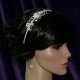 Lady Rosaleen handmade Swarovski pearl flower bridal headband - thumbnail 5 click to replace large image