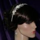 Lady Rosaleen handmade Swarovski pearl flower bridal headband - thumbnail 6 click to replace large image