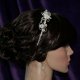 Lady Rosaleen handmade Swarovski pearl flower bridal headband - thumbnail 7 click to replace large image