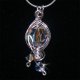 Lady Rosalina handmade Swarovski 925 necklace - thumbnail 1 click to replace large image