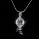 Lady Rosalina handmade Swarovski 925 necklace - thumbnail 2 click to replace large image