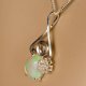 Lady Sally 925 silver Opal necklace - thumbnail 8 click to replace large image