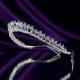 Princess Carmina handmade Swarovski bridal tiara - thumbnail 3 click to replace large image