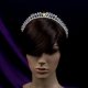 Princess Carmina handmade Swarovski bridal tiara - thumbnail 6 click to replace large image