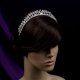 Princess Carmina handmade Swarovski bridal tiara - thumbnail 8 click to replace large image