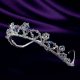 Princess Eleanor handmade Swarovski bridal tiara - thumbnail 4 click to replace large image