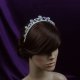 Princess Eleanor handmade Swarovski bridal tiara - thumbnail 9 click to replace large image