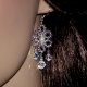 Princess Esme handmade Swarovski earrings - thumbnail 2 click to replace large image