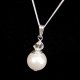 Princess Roza 925 silver Swarovski pearl necklace - thumbnail 2 click to replace large image