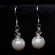 Princess Roza handmade Swarovski pearl 925 earrings - thumbnail 1 click to replace large image